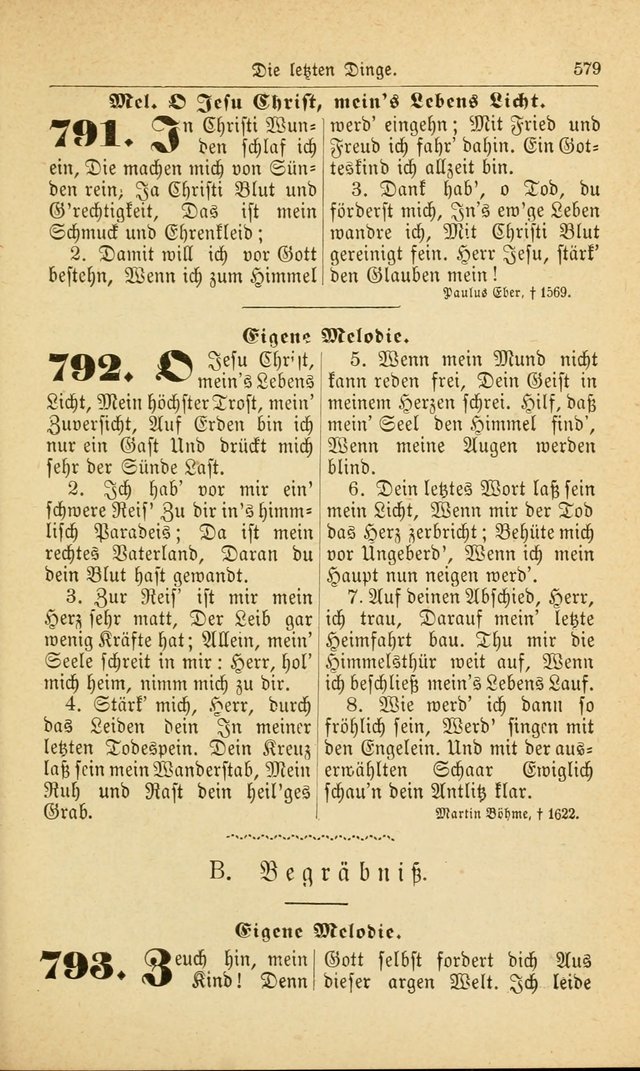 Deutsches Gesangbuch: für den Evangelisch-Lutherische Kirche in den Vereinigten Staaten herausgegen mit kirchlicher Genehmigung  page 633