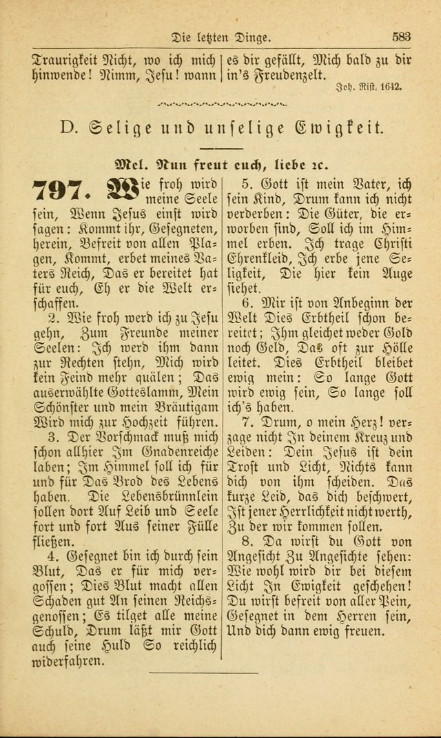 Deutsches Gesangbuch: für den Evangelisch-Lutherische Kirche in den Vereinigten Staaten herausgegen mit kirchlicher Genehmigung  page 637