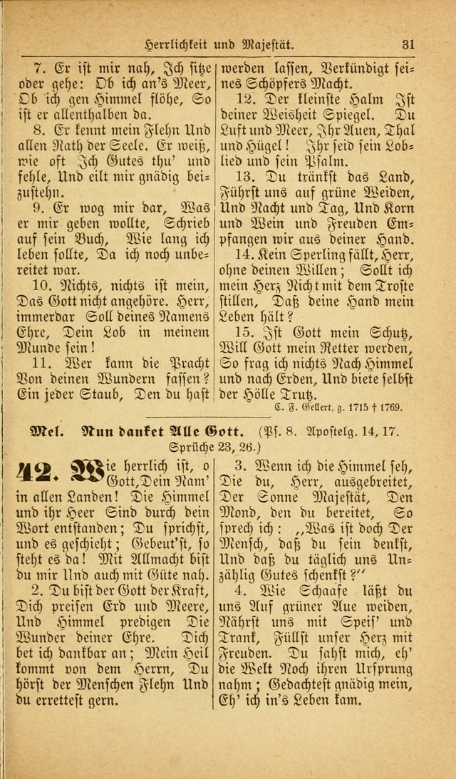 Deutsches Gesangbuch: für den Evangelisch-Lutherische Kirche in den Vereinigten Staaten herausgegen mit kirchlicher Genehmigung  page 85