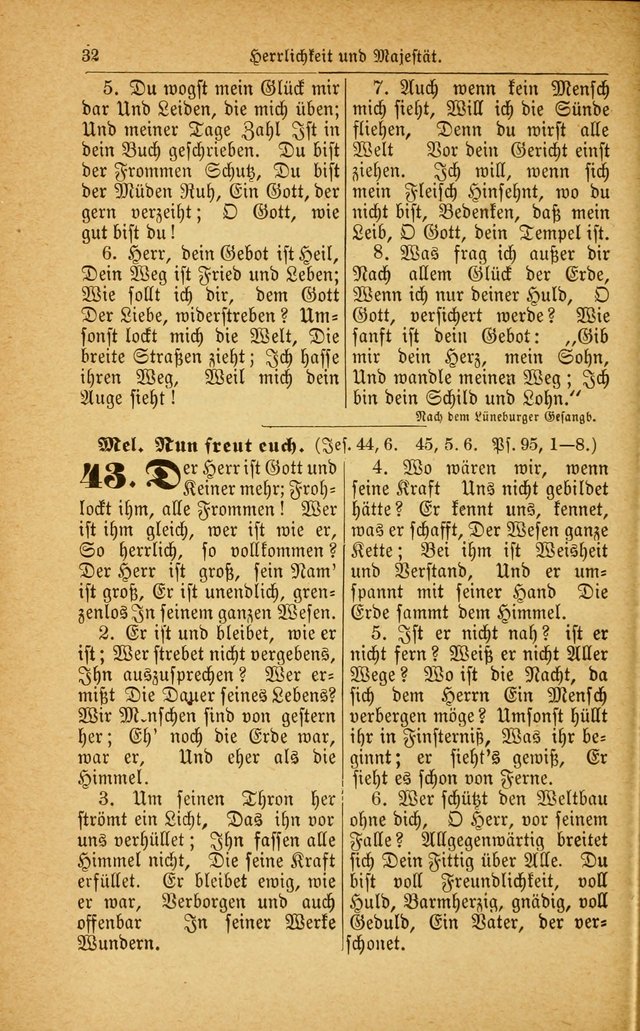 Deutsches Gesangbuch: für den Evangelisch-Lutherische Kirche in den Vereinigten Staaten herausgegen mit kirchlicher Genehmigung  page 86