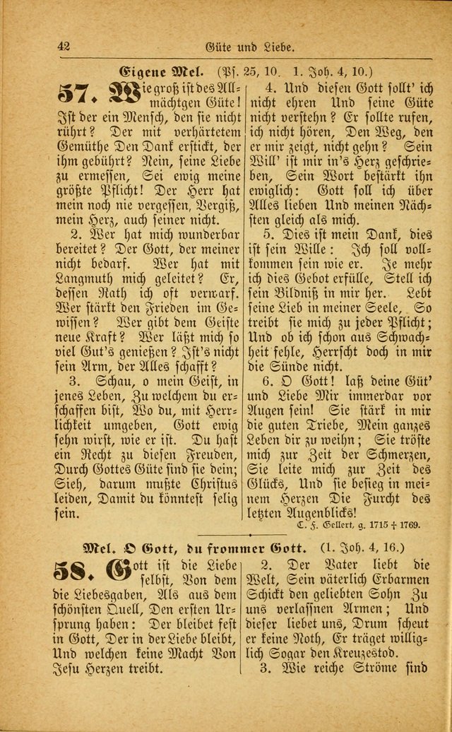 Deutsches Gesangbuch: für den Evangelisch-Lutherische Kirche in den Vereinigten Staaten herausgegen mit kirchlicher Genehmigung  page 96