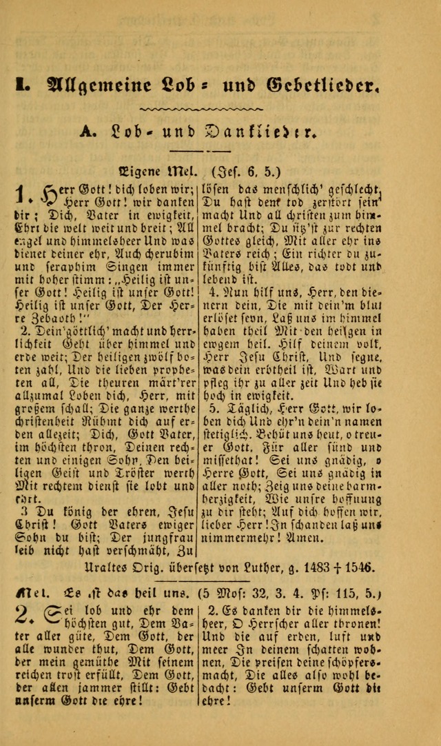 Deutsches Gesangbuch für die Evangelisch-Luterische Kirche in den Vereinigten Staaten: herausgegeben mit kirchlicher Genehmigung (22nd aufl.) page 1