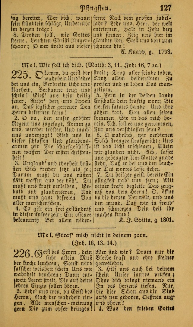 Deutsches Gesangbuch für die Evangelisch-Luterische Kirche in den Vereinigten Staaten: herausgegeben mit kirchlicher Genehmigung (22nd aufl.) page 129