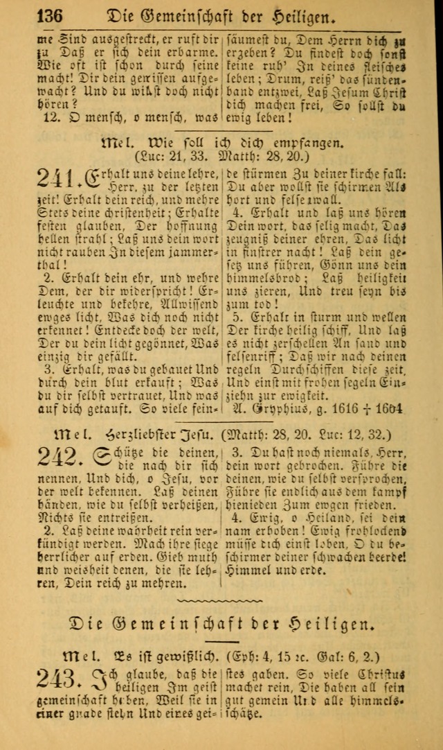 Deutsches Gesangbuch für die Evangelisch-Luterische Kirche in den Vereinigten Staaten: herausgegeben mit kirchlicher Genehmigung (22nd aufl.) page 138