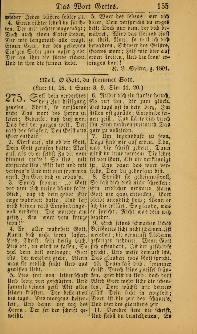 Deutsches Gesangbuch für die Evangelisch-Luterische Kirche in den Vereinigten Staaten: herausgegeben mit kirchlicher Genehmigung (22nd aufl.) page 157