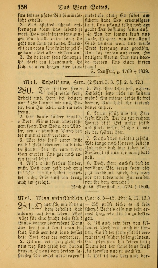 Deutsches Gesangbuch für die Evangelisch-Luterische Kirche in den Vereinigten Staaten: herausgegeben mit kirchlicher Genehmigung (22nd aufl.) page 160