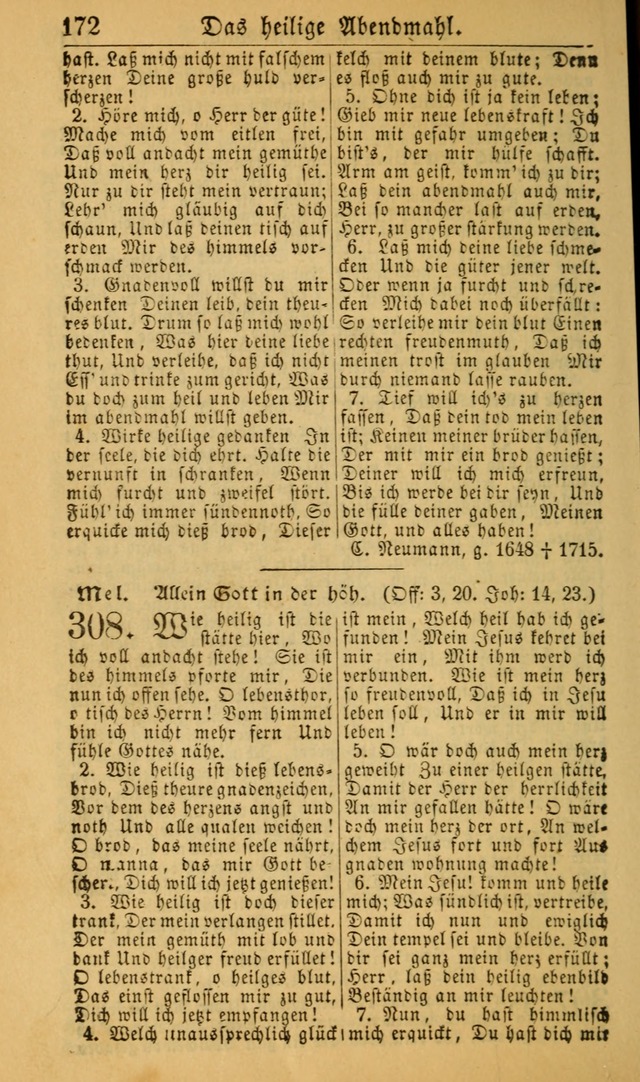 Deutsches Gesangbuch für die Evangelisch-Luterische Kirche in den Vereinigten Staaten: herausgegeben mit kirchlicher Genehmigung (22nd aufl.) page 174