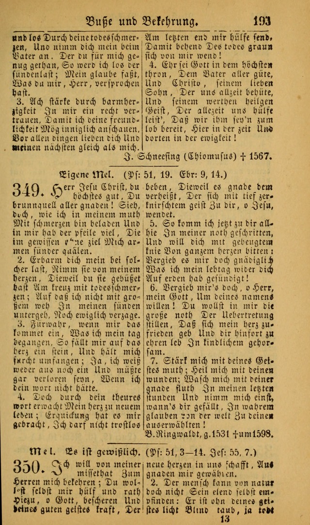 Deutsches Gesangbuch für die Evangelisch-Luterische Kirche in den Vereinigten Staaten: herausgegeben mit kirchlicher Genehmigung (22nd aufl.) page 195