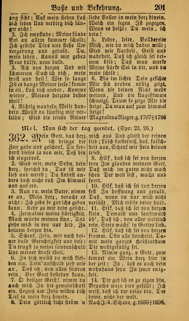 Deutsches Gesangbuch für die Evangelisch-Luterische Kirche in den Vereinigten Staaten: herausgegeben mit kirchlicher Genehmigung (22nd aufl.) page 203