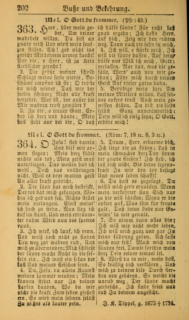 Deutsches Gesangbuch für die Evangelisch-Luterische Kirche in den Vereinigten Staaten: herausgegeben mit kirchlicher Genehmigung (22nd aufl.) page 204