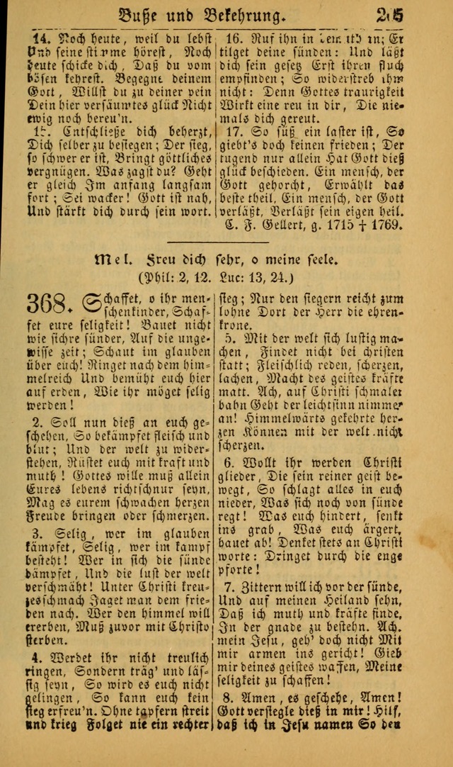 Deutsches Gesangbuch für die Evangelisch-Luterische Kirche in den Vereinigten Staaten: herausgegeben mit kirchlicher Genehmigung (22nd aufl.) page 207