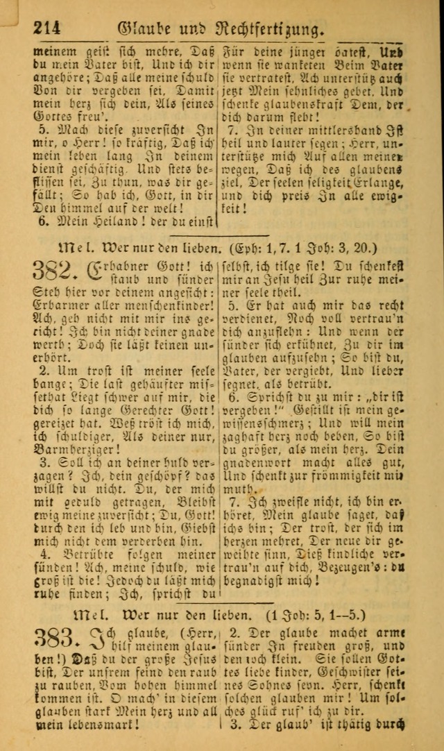 Deutsches Gesangbuch für die Evangelisch-Luterische Kirche in den Vereinigten Staaten: herausgegeben mit kirchlicher Genehmigung (22nd aufl.) page 216