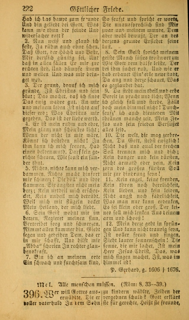 Deutsches Gesangbuch für die Evangelisch-Luterische Kirche in den Vereinigten Staaten: herausgegeben mit kirchlicher Genehmigung (22nd aufl.) page 224