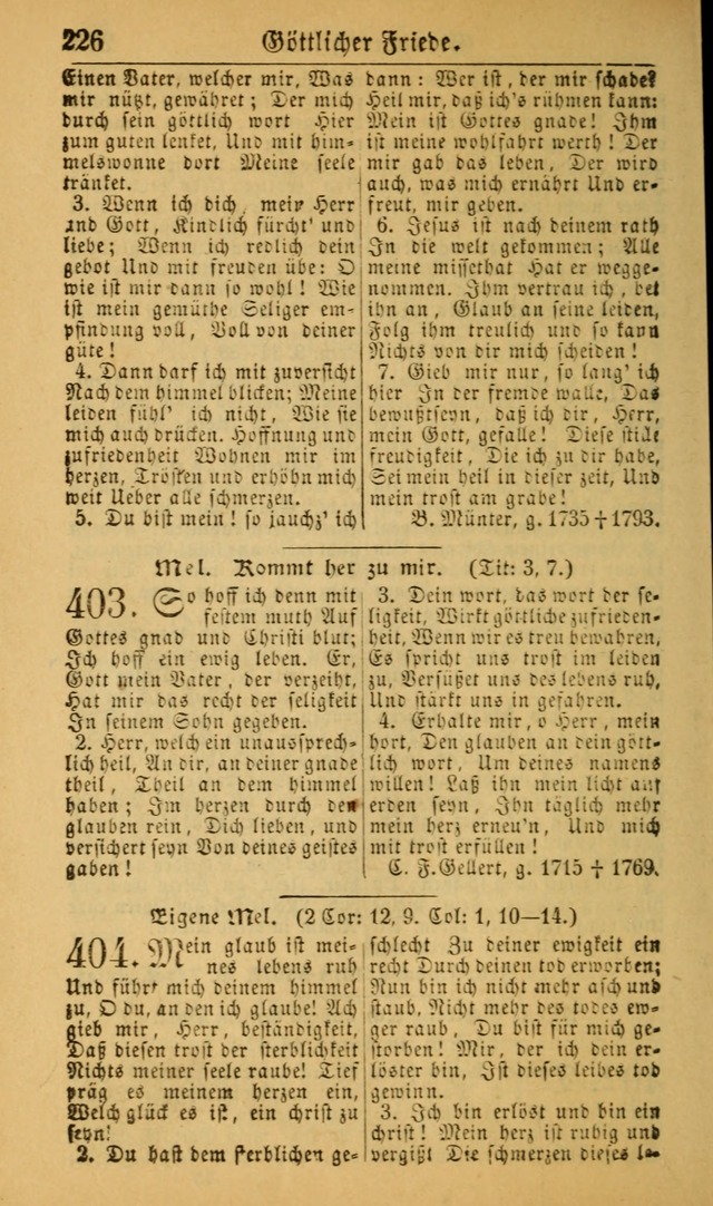 Deutsches Gesangbuch für die Evangelisch-Luterische Kirche in den Vereinigten Staaten: herausgegeben mit kirchlicher Genehmigung (22nd aufl.) page 228