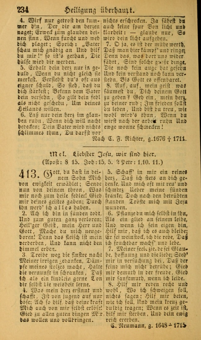 Deutsches Gesangbuch für die Evangelisch-Luterische Kirche in den Vereinigten Staaten: herausgegeben mit kirchlicher Genehmigung (22nd aufl.) page 236