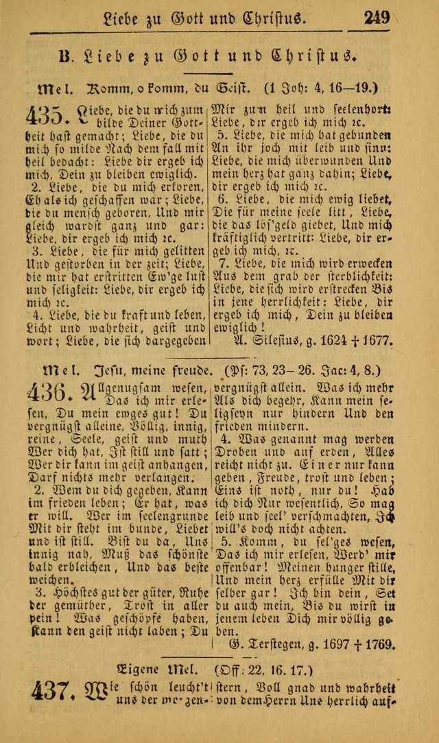 Deutsches Gesangbuch für die Evangelisch-Luterische Kirche in den Vereinigten Staaten: herausgegeben mit kirchlicher Genehmigung (22nd aufl.) page 251