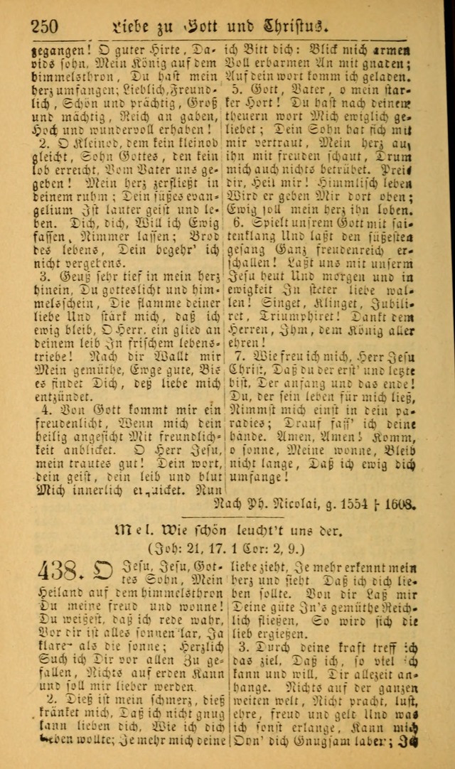 Deutsches Gesangbuch für die Evangelisch-Luterische Kirche in den Vereinigten Staaten: herausgegeben mit kirchlicher Genehmigung (22nd aufl.) page 252