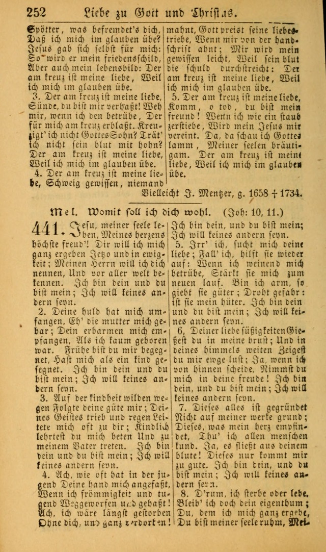 Deutsches Gesangbuch für die Evangelisch-Luterische Kirche in den Vereinigten Staaten: herausgegeben mit kirchlicher Genehmigung (22nd aufl.) page 254