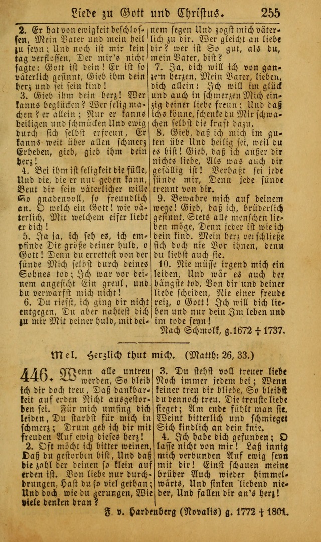 Deutsches Gesangbuch für die Evangelisch-Luterische Kirche in den Vereinigten Staaten: herausgegeben mit kirchlicher Genehmigung (22nd aufl.) page 257