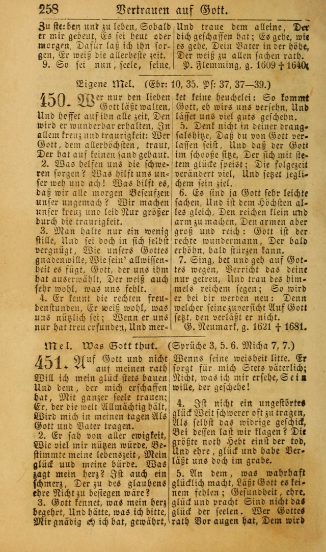 Deutsches Gesangbuch für die Evangelisch-Luterische Kirche in den Vereinigten Staaten: herausgegeben mit kirchlicher Genehmigung (22nd aufl.) page 260