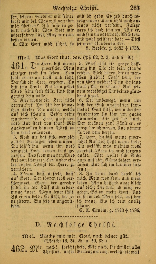 Deutsches Gesangbuch für die Evangelisch-Luterische Kirche in den Vereinigten Staaten: herausgegeben mit kirchlicher Genehmigung (22nd aufl.) page 265