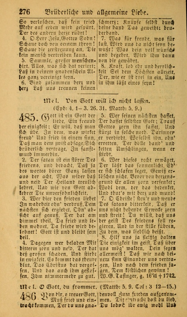 Deutsches Gesangbuch für die Evangelisch-Luterische Kirche in den Vereinigten Staaten: herausgegeben mit kirchlicher Genehmigung (22nd aufl.) page 278