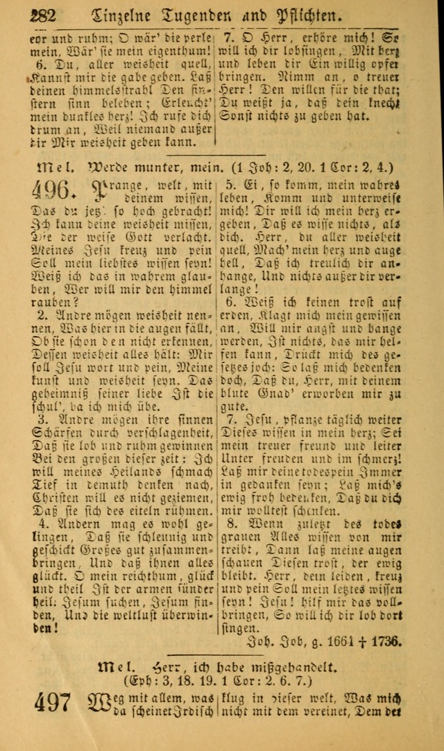 Deutsches Gesangbuch für die Evangelisch-Luterische Kirche in den Vereinigten Staaten: herausgegeben mit kirchlicher Genehmigung (22nd aufl.) page 284