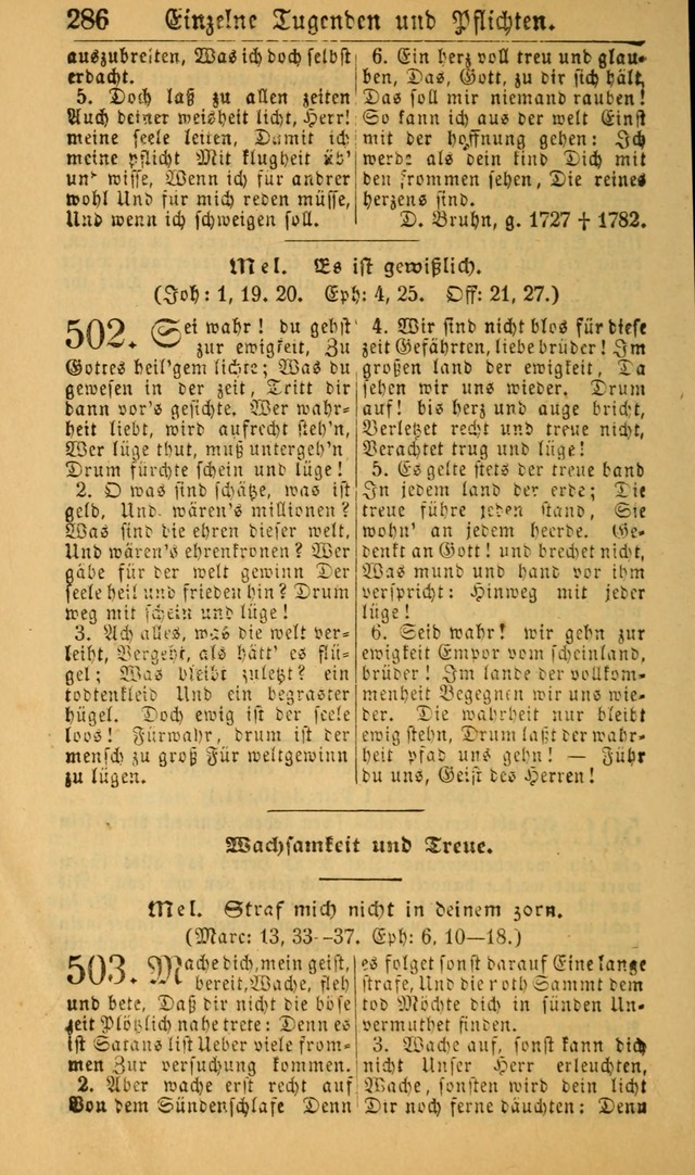 Deutsches Gesangbuch für die Evangelisch-Luterische Kirche in den Vereinigten Staaten: herausgegeben mit kirchlicher Genehmigung (22nd aufl.) page 288