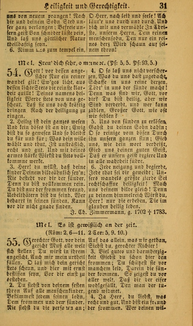 Deutsches Gesangbuch für die Evangelisch-Luterische Kirche in den Vereinigten Staaten: herausgegeben mit kirchlicher Genehmigung (22nd aufl.) page 31