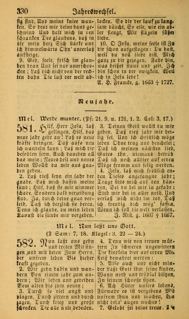 Deutsches Gesangbuch für die Evangelisch-Luterische Kirche in den Vereinigten Staaten: herausgegeben mit kirchlicher Genehmigung (22nd aufl.) page 332