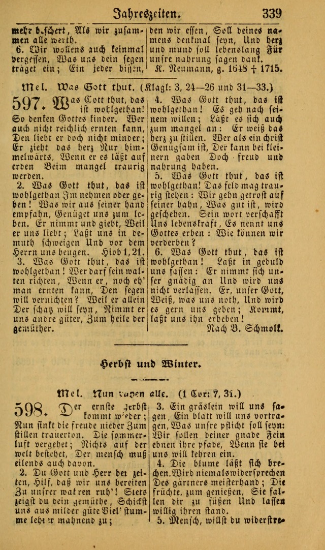 Deutsches Gesangbuch für die Evangelisch-Luterische Kirche in den Vereinigten Staaten: herausgegeben mit kirchlicher Genehmigung (22nd aufl.) page 341