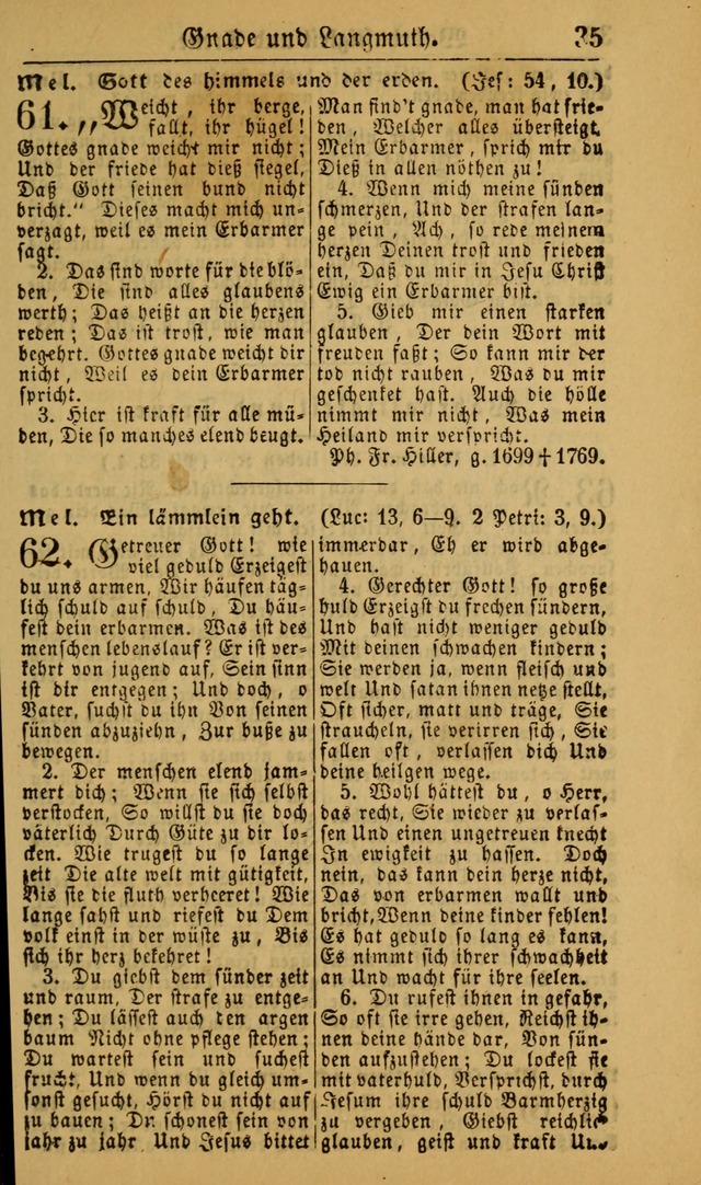 Deutsches Gesangbuch für die Evangelisch-Luterische Kirche in den Vereinigten Staaten: herausgegeben mit kirchlicher Genehmigung (22nd aufl.) page 35