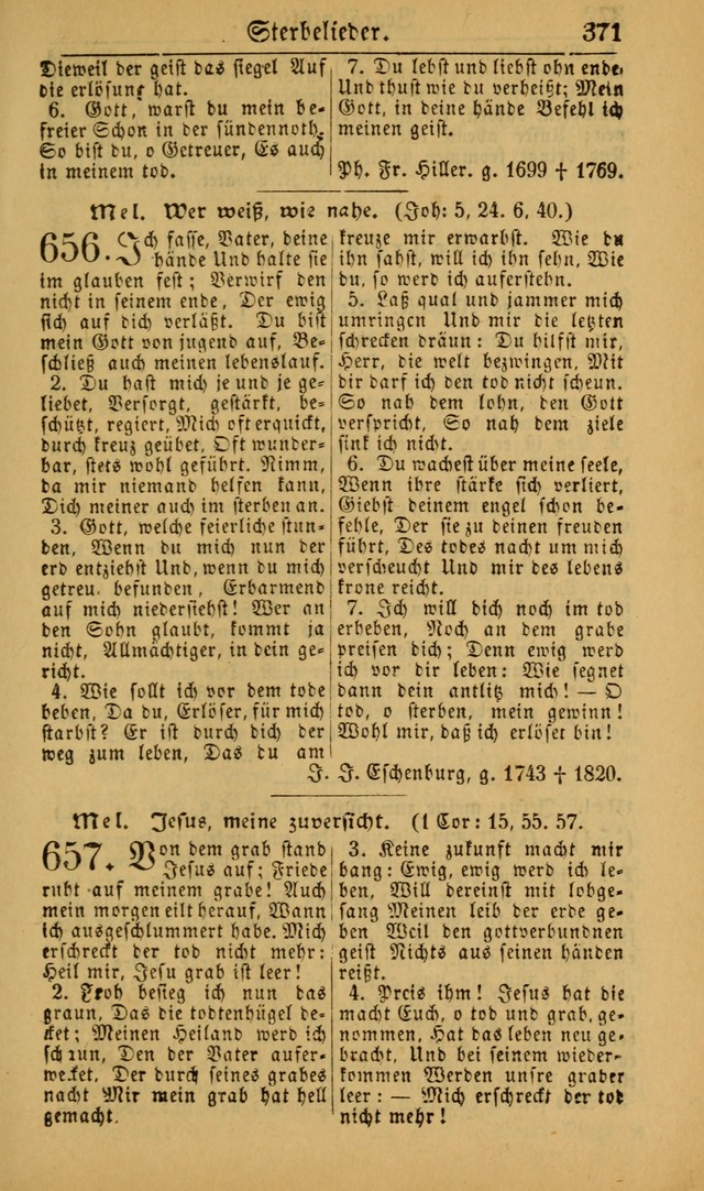 Deutsches Gesangbuch für die Evangelisch-Luterische Kirche in den Vereinigten Staaten: herausgegeben mit kirchlicher Genehmigung (22nd aufl.) page 373