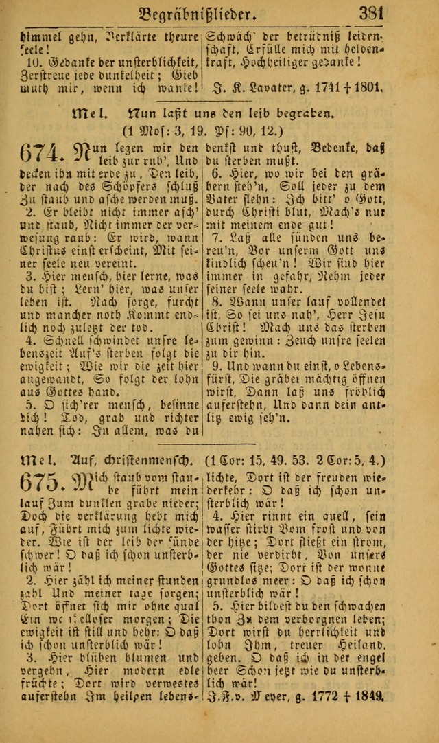 Deutsches Gesangbuch für die Evangelisch-Luterische Kirche in den Vereinigten Staaten: herausgegeben mit kirchlicher Genehmigung (22nd aufl.) page 383