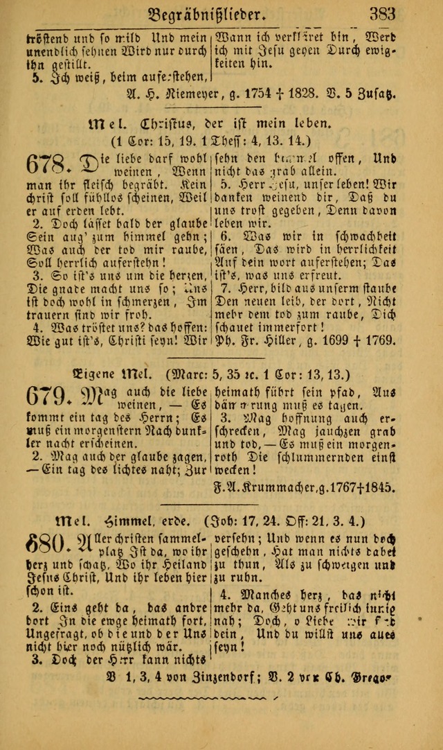 Deutsches Gesangbuch für die Evangelisch-Luterische Kirche in den Vereinigten Staaten: herausgegeben mit kirchlicher Genehmigung (22nd aufl.) page 385