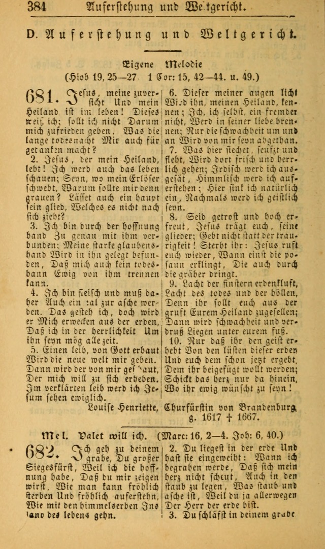 Deutsches Gesangbuch für die Evangelisch-Luterische Kirche in den Vereinigten Staaten: herausgegeben mit kirchlicher Genehmigung (22nd aufl.) page 386