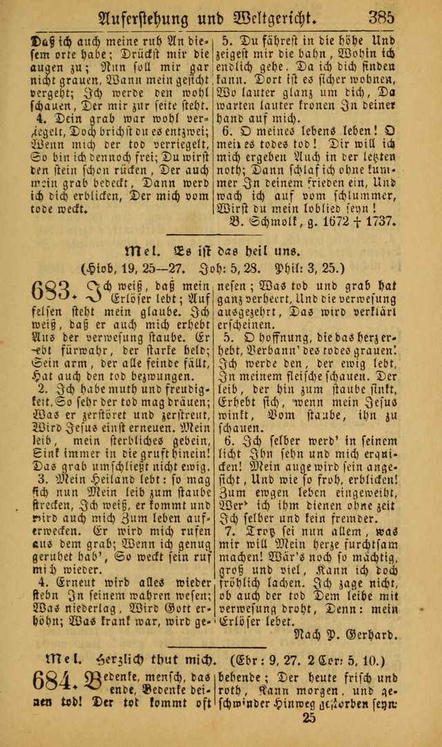 Deutsches Gesangbuch für die Evangelisch-Luterische Kirche in den Vereinigten Staaten: herausgegeben mit kirchlicher Genehmigung (22nd aufl.) page 387