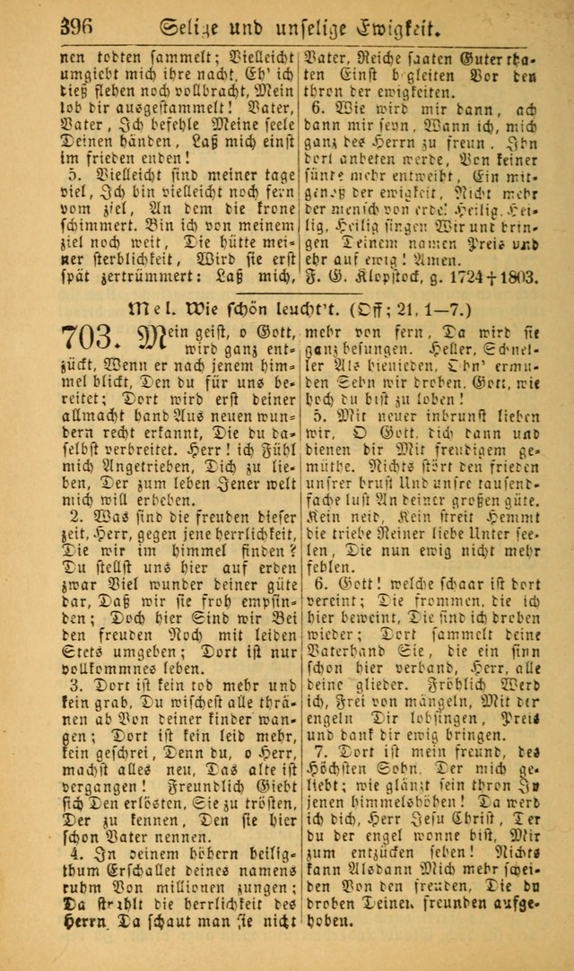 Deutsches Gesangbuch für die Evangelisch-Luterische Kirche in den Vereinigten Staaten: herausgegeben mit kirchlicher Genehmigung (22nd aufl.) page 398