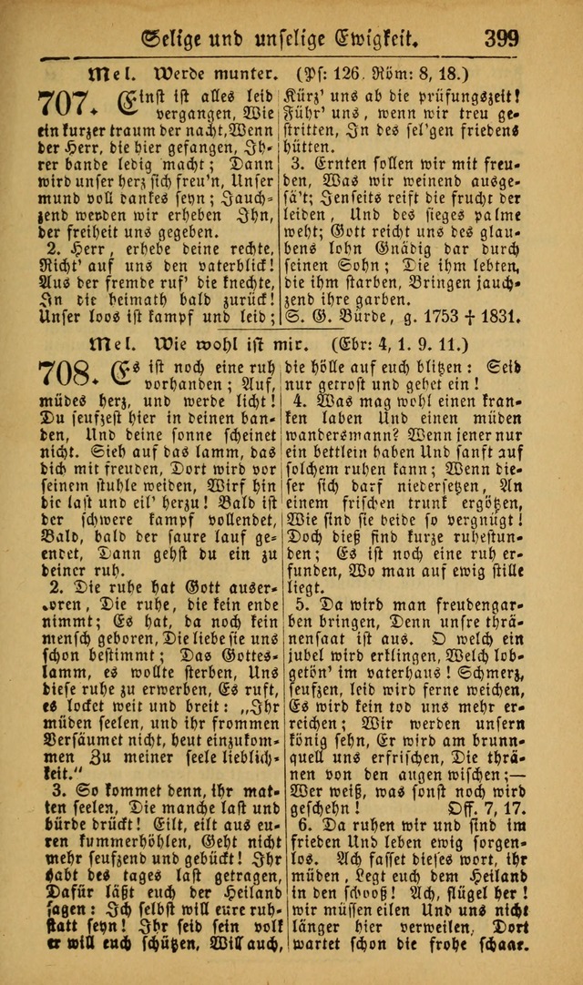 Deutsches Gesangbuch für die Evangelisch-Luterische Kirche in den Vereinigten Staaten: herausgegeben mit kirchlicher Genehmigung (22nd aufl.) page 401