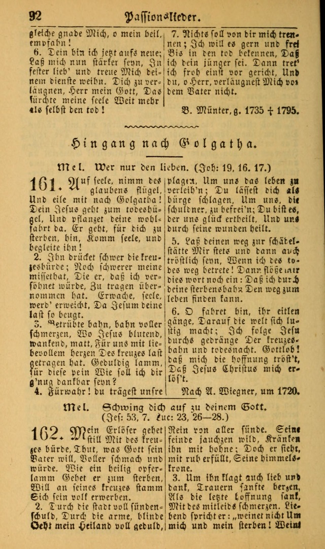 Deutsches Gesangbuch für die Evangelisch-Luterische Kirche in den Vereinigten Staaten: herausgegeben mit kirchlicher Genehmigung (22nd aufl.) page 92