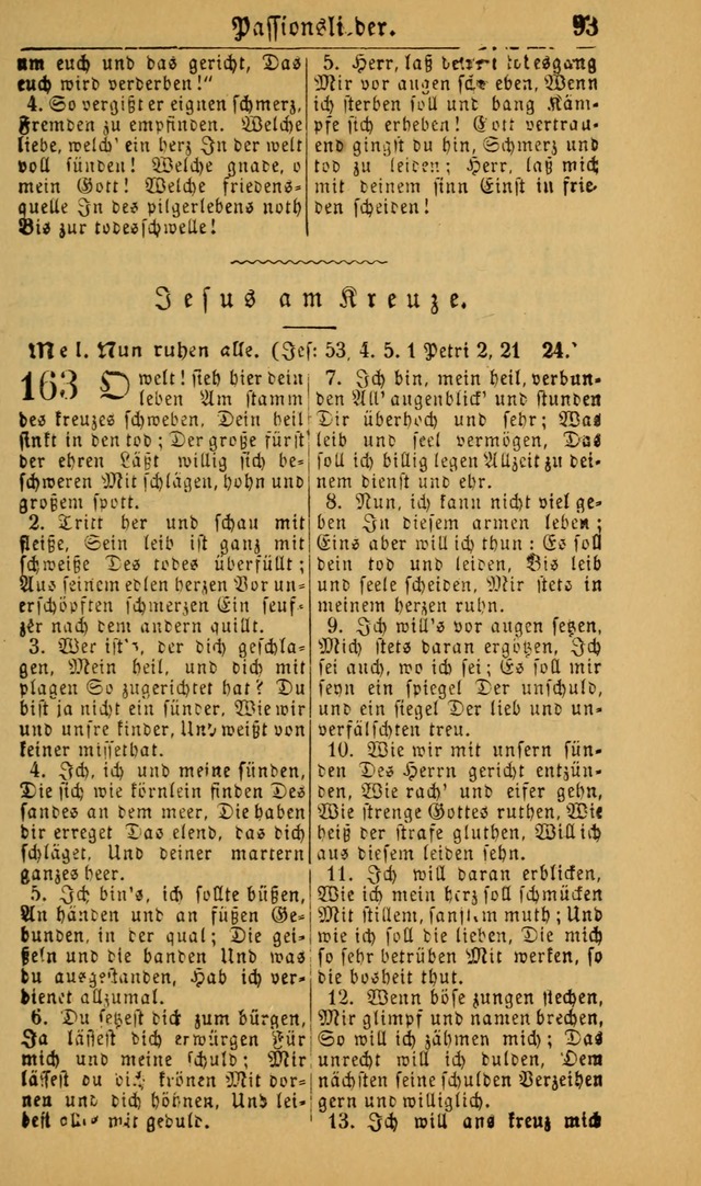 Deutsches Gesangbuch für die Evangelisch-Luterische Kirche in den Vereinigten Staaten: herausgegeben mit kirchlicher Genehmigung (22nd aufl.) page 93