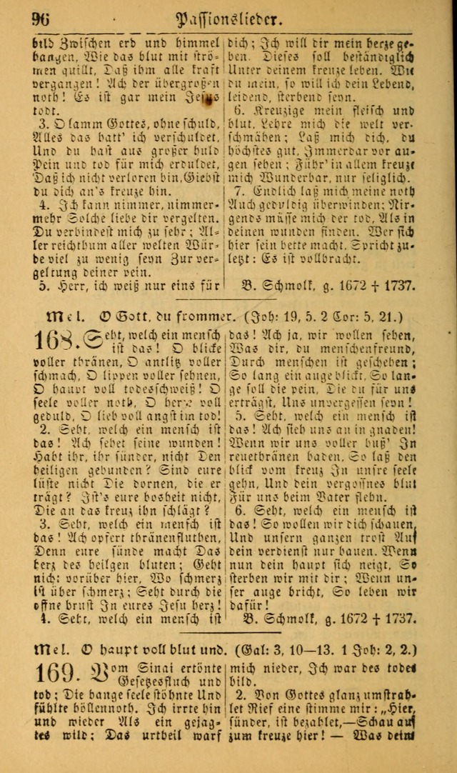 Deutsches Gesangbuch für die Evangelisch-Luterische Kirche in den Vereinigten Staaten: herausgegeben mit kirchlicher Genehmigung (22nd aufl.) page 96