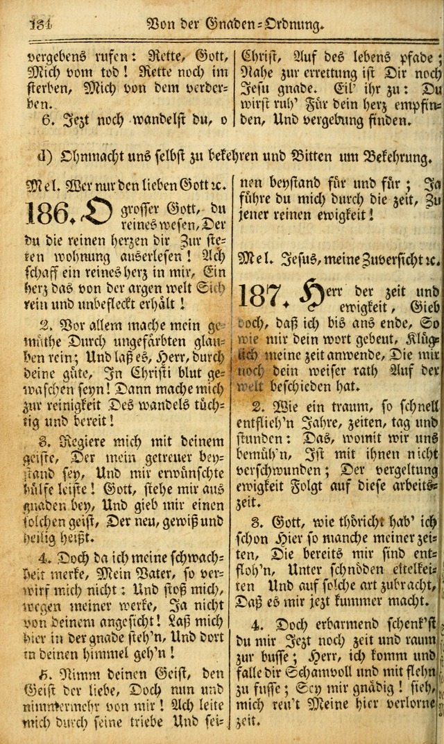 Das Gemeinschaftliche Gesangbuch: zum gottesdienstlichen Gebrauch der Lutherischen und Reformirten Gemeinden in Nord-America. (1st.. Aufl) page 134