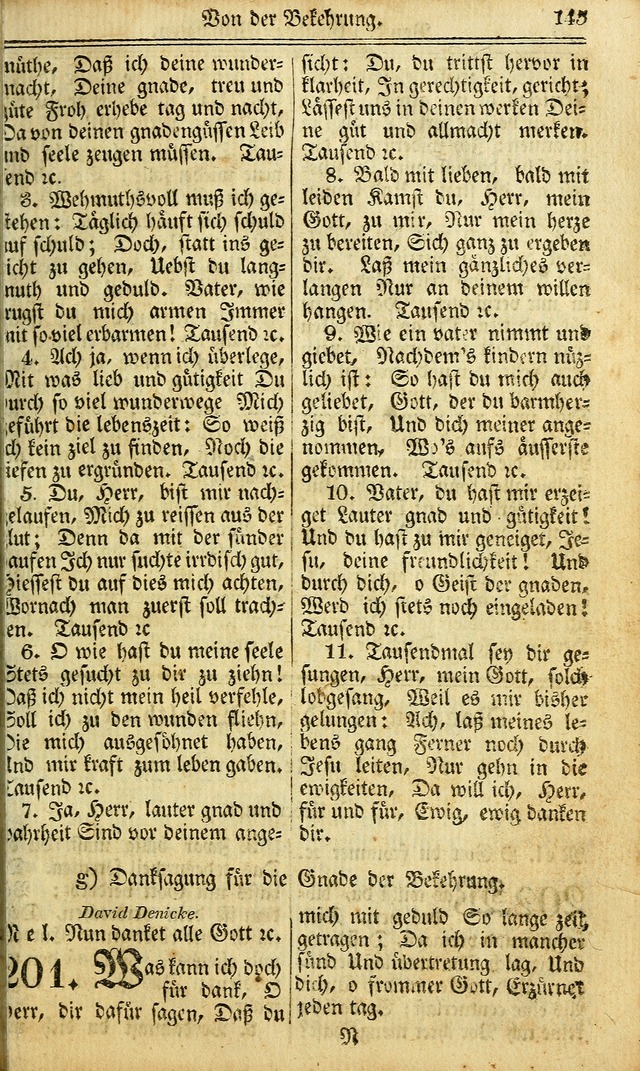 Das Gemeinschaftliche Gesangbuch: zum gottesdienstlichen Gebrauch der Lutherischen und Reformirten Gemeinden in Nord-America. (1st.. Aufl) page 145