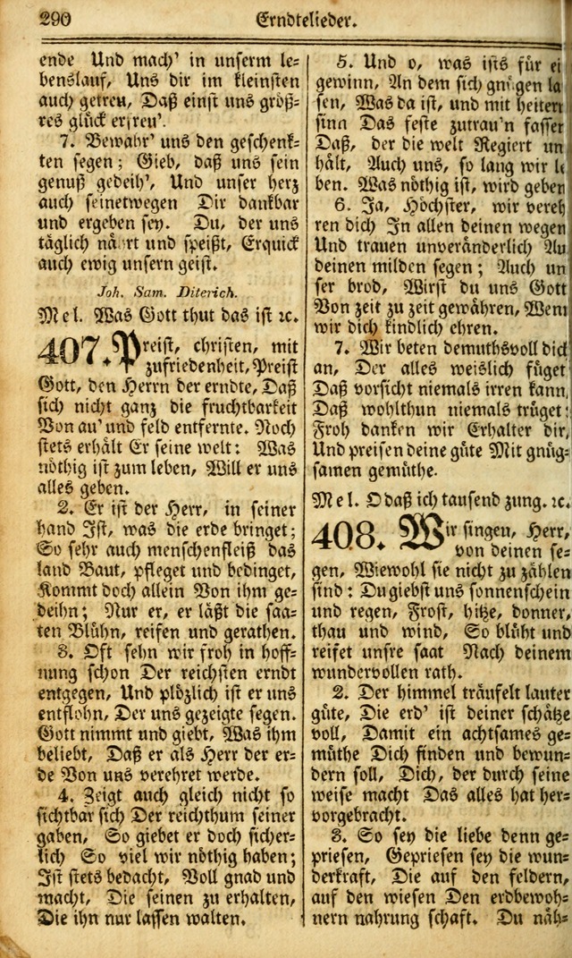 Das Gemeinschaftliche Gesangbuch: zum gottesdienstlichen Gebrauch der Lutherischen und Reformirten Gemeinden in Nord-America. (1st.. Aufl) page 290