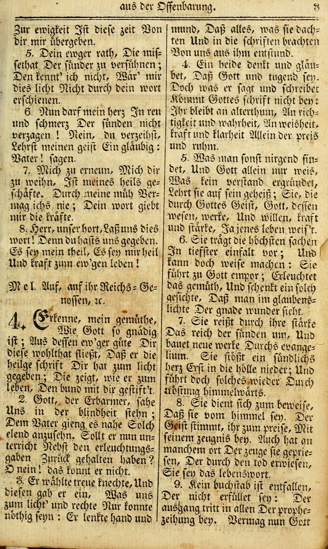 Das Gemeinschaftliche Gesangbuch: zum gottesdienstlichen Gebrauch der Lutherischen und Reformirten Gemeinden in Nord-America. (1st.. Aufl) page 3