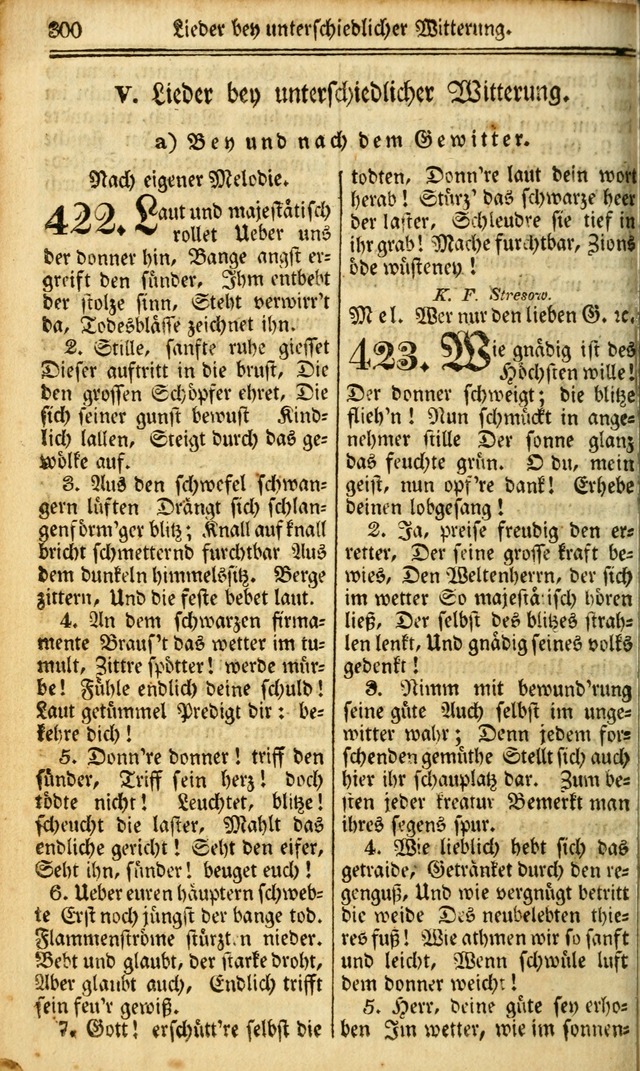 Das Gemeinschaftliche Gesangbuch: zum gottesdienstlichen Gebrauch der Lutherischen und Reformirten Gemeinden in Nord-America. (1st.. Aufl) page 300