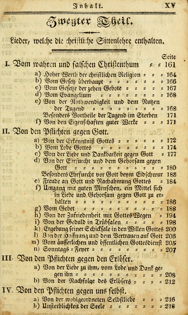 Das Gemeinschaftliche Gesangbuch: zum gottesdienstlichen Gebrauch der Lutherischen und Reformirten Gemeinden in Nord-America. (1st.. Aufl) page xix