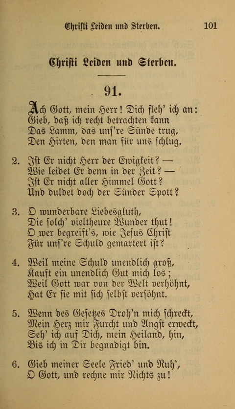 Die Glaubensharfe: Gesangbuch der deutschen Baptisten-Gemeinden. Herausgegeben auf Beschluß der Bundeskonferenz der Deutchen Baptisten-Gemeinden von America page 101