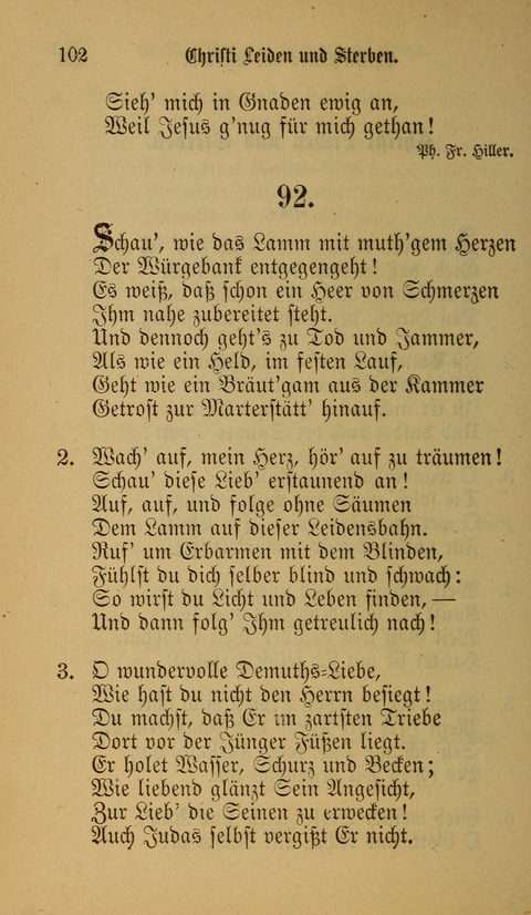 Die Glaubensharfe: Gesangbuch der deutschen Baptisten-Gemeinden. Herausgegeben auf Beschluß der Bundeskonferenz der Deutchen Baptisten-Gemeinden von America page 102